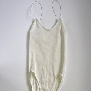 Urban Outfitters Cream Bodysuit-NOT WORN